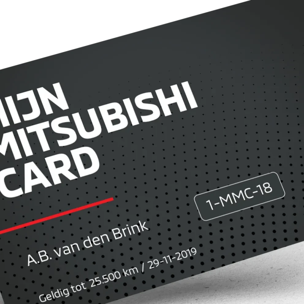 Mijn MItsubishi Card