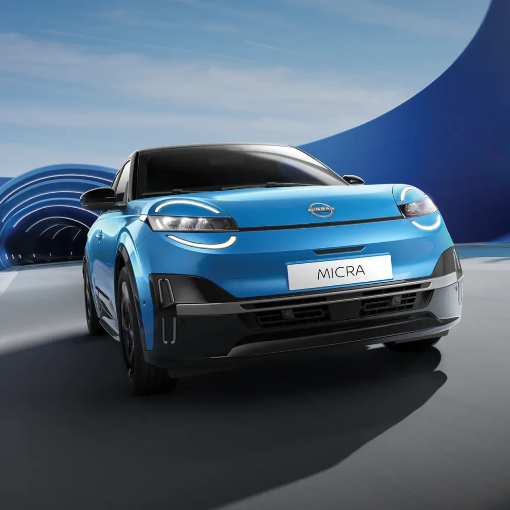 Nissan Micra blauw