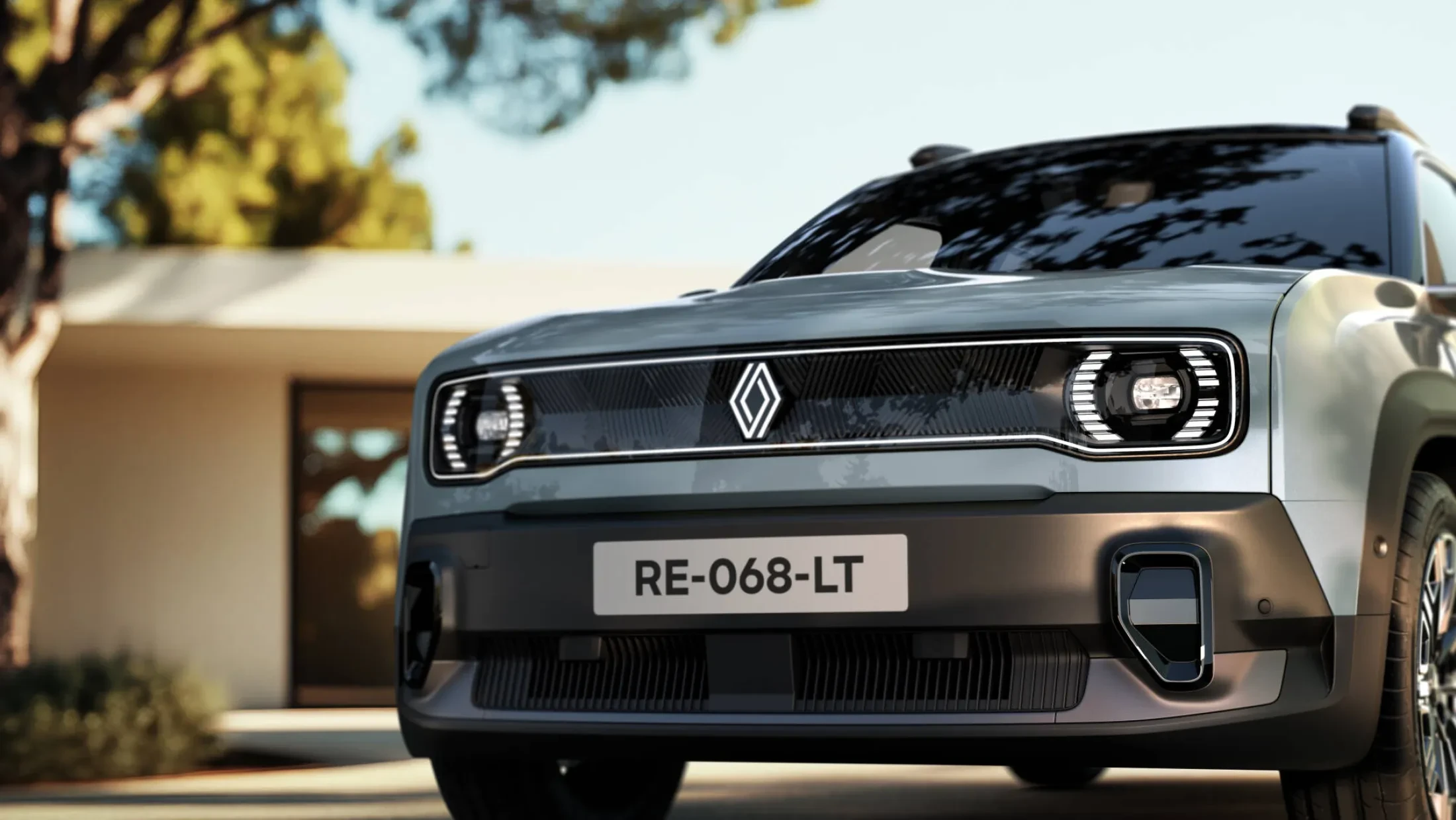 Renault 4 e-tech grille