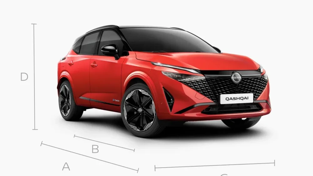 Qashqai afmeting