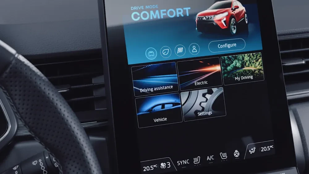 Mitsubishi ASX infotainment