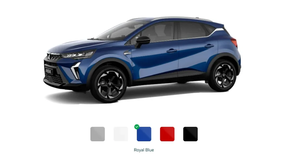 Mitsubishi ASX kleuren 