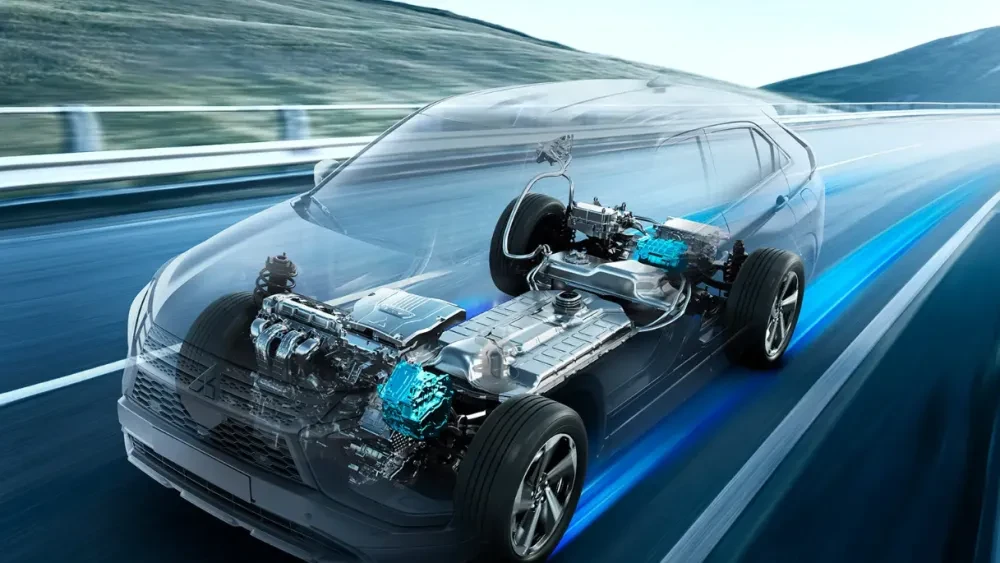 Aandrijflijnen Eclipse cross Mitsubishi