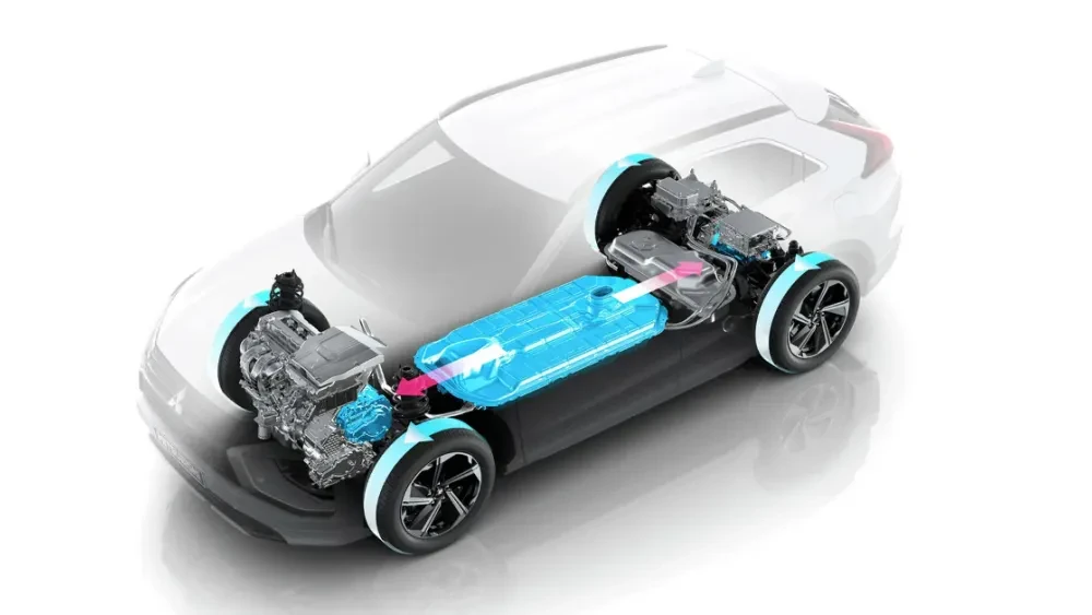 Eclipse Cross PHEV aandrijfsystemen