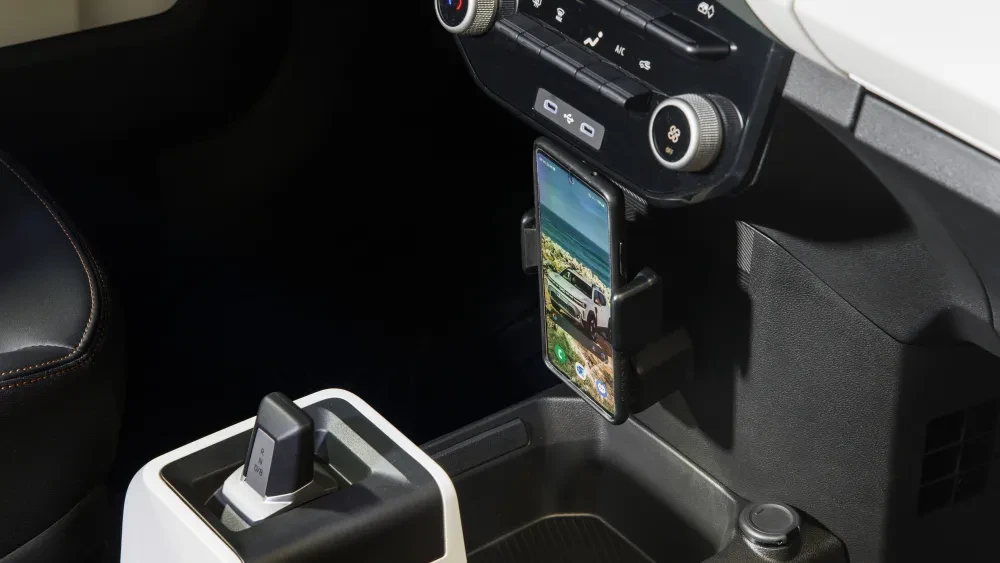 Dacia Spring connectie telefoon