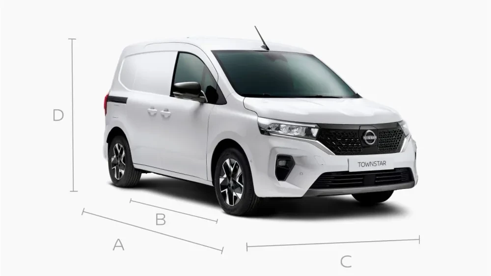 Afmetingen Nissan Townstar