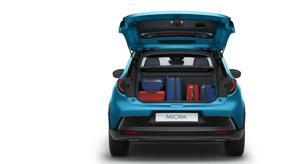 Micra bagageruimte